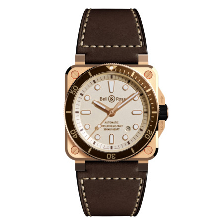 BR-03 Diver White Bronze