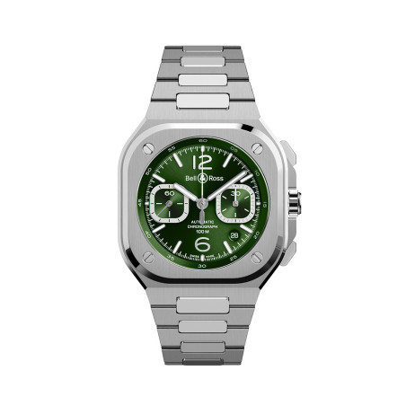 BR-05 chrono green steel