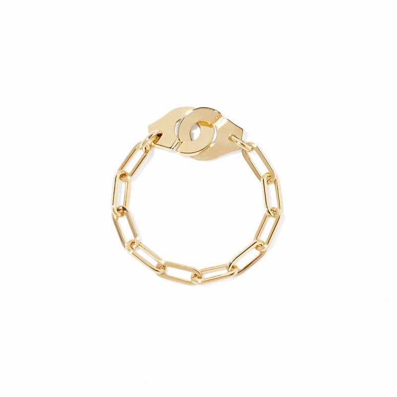 Bague chaine menottes dinh van R7