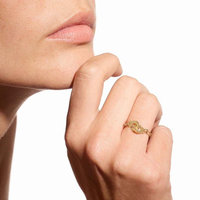 Bague chaine menottes dinh van R7