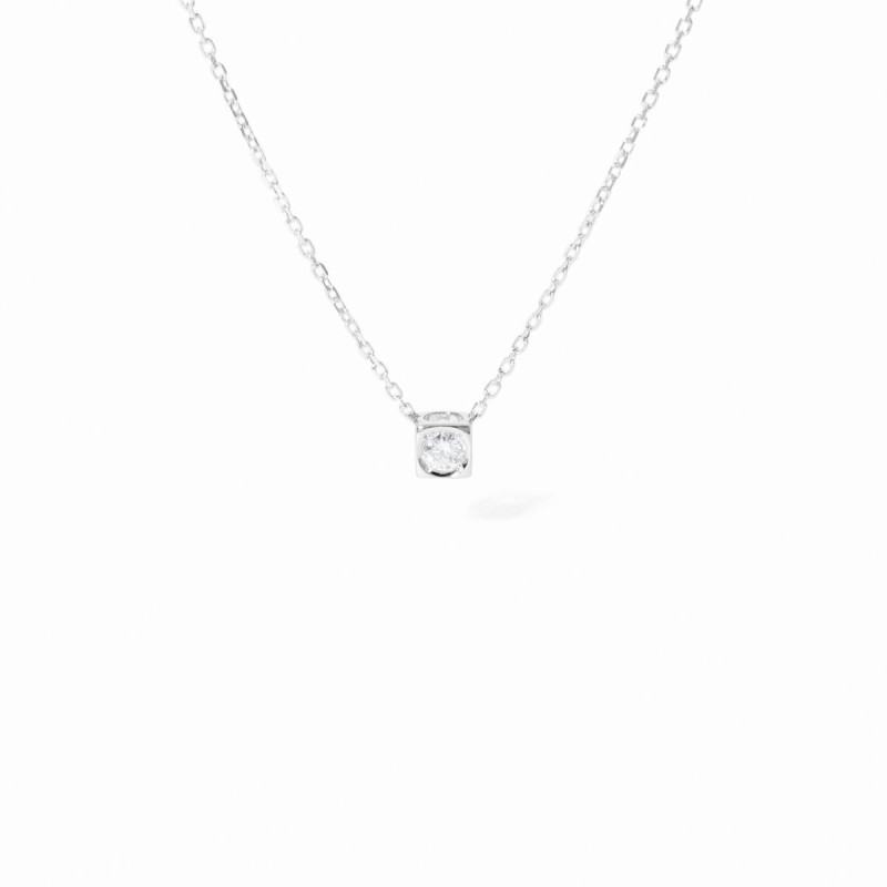 pendentif le cube diamant PM