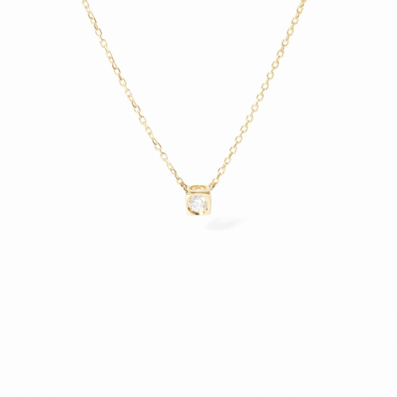 pendentif le cube diamant PM