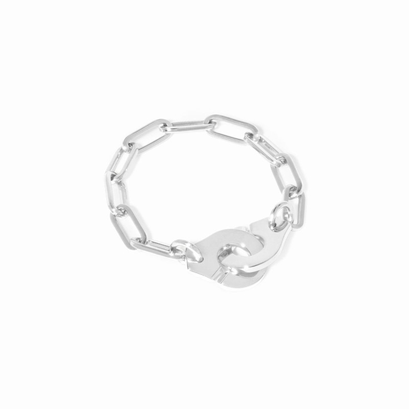 Ring chain menottes dinh van R7