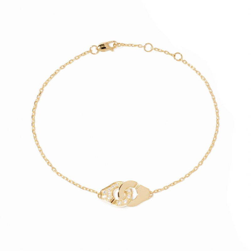 Bracelet sur chaîne forcat menottes dinh van R8