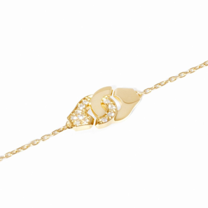 Bracelet sur chaîne forcat menottes dinh van R8