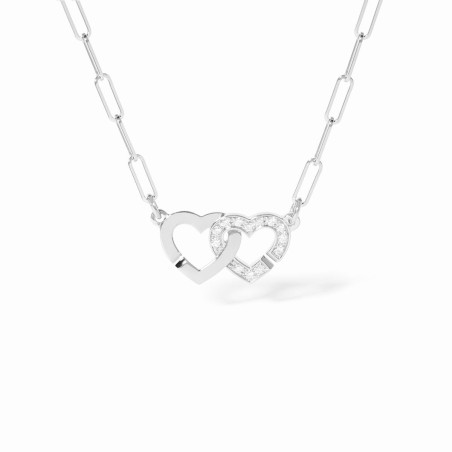 collier double coeurs R9