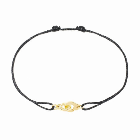 Menottes dinh van bracelet on cord, mini model