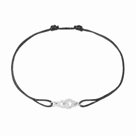 Menottes dinh van bracelet on cord, mini model