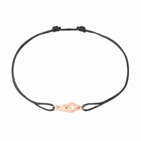 Menottes dinh van bracelet on cord, mini model