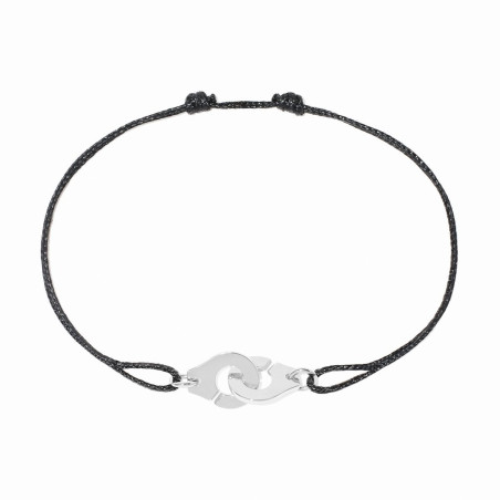 Menottes dinh van bracelet on cord, XS