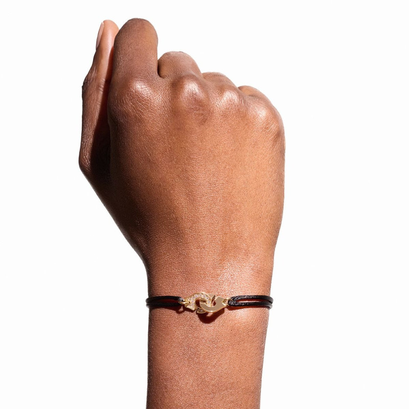 Menottes dinh van Armband mit Kordel, kleines Modell