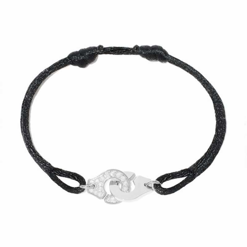 Menottes dinh van Armband mit Kordel, kleines Modell