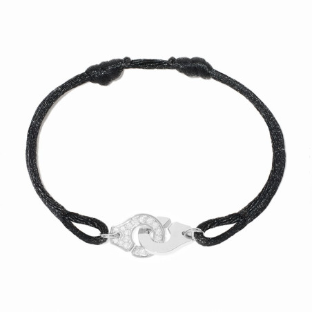 Bracelet sur cordon Menottes dinh van, petit modèle
