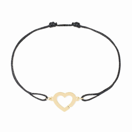 Bracelet sur cordon Cœur R12