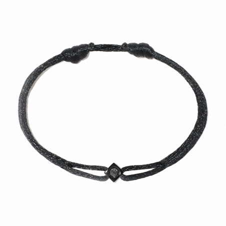 Le Cube Diamant bracelet on cord