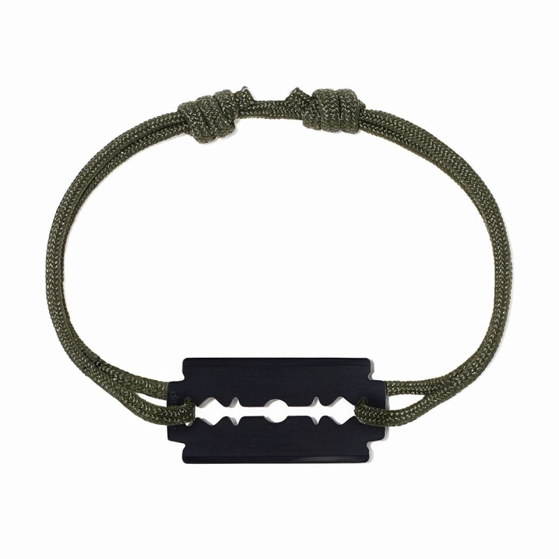 Bracelet sur cordon Lame de rasoir, moyen modèle