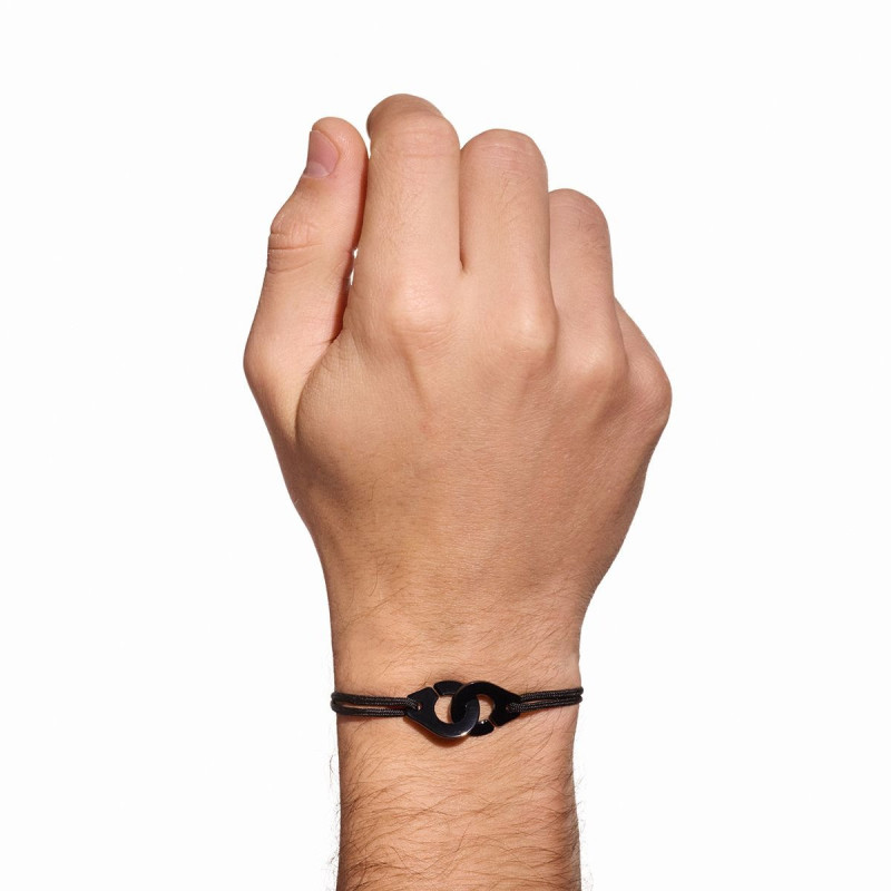 Menottes dinh van Armband mit Kordel, sehr großes Modell