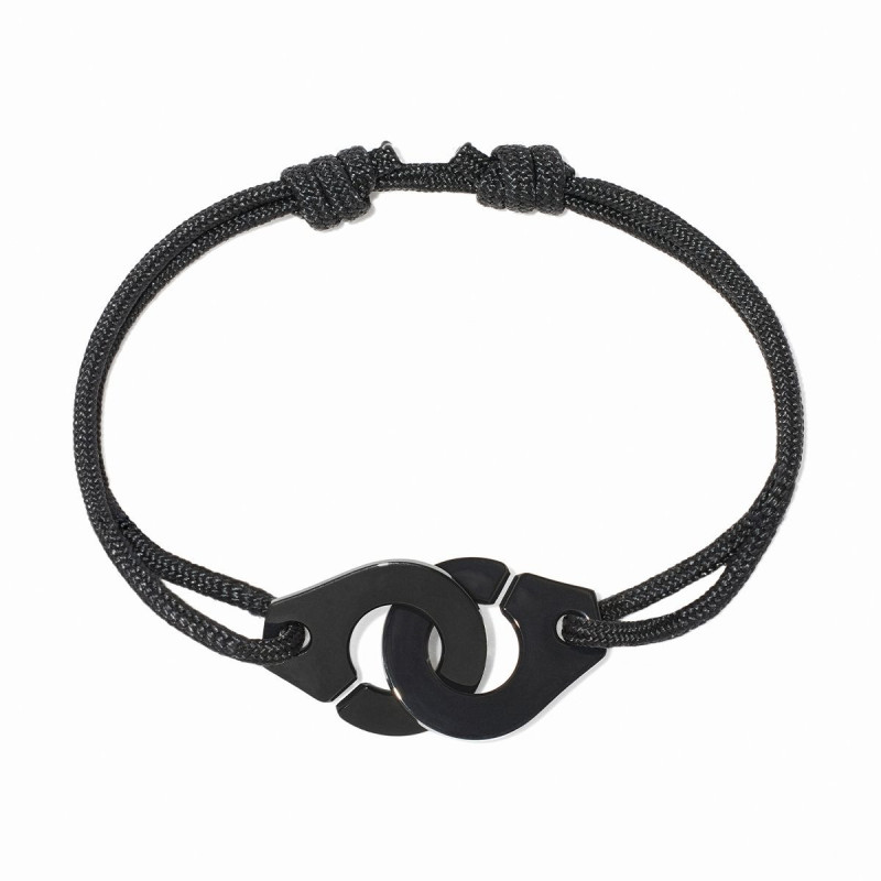 Bracelet sur cordon Menottes dinh van, très grand modèle