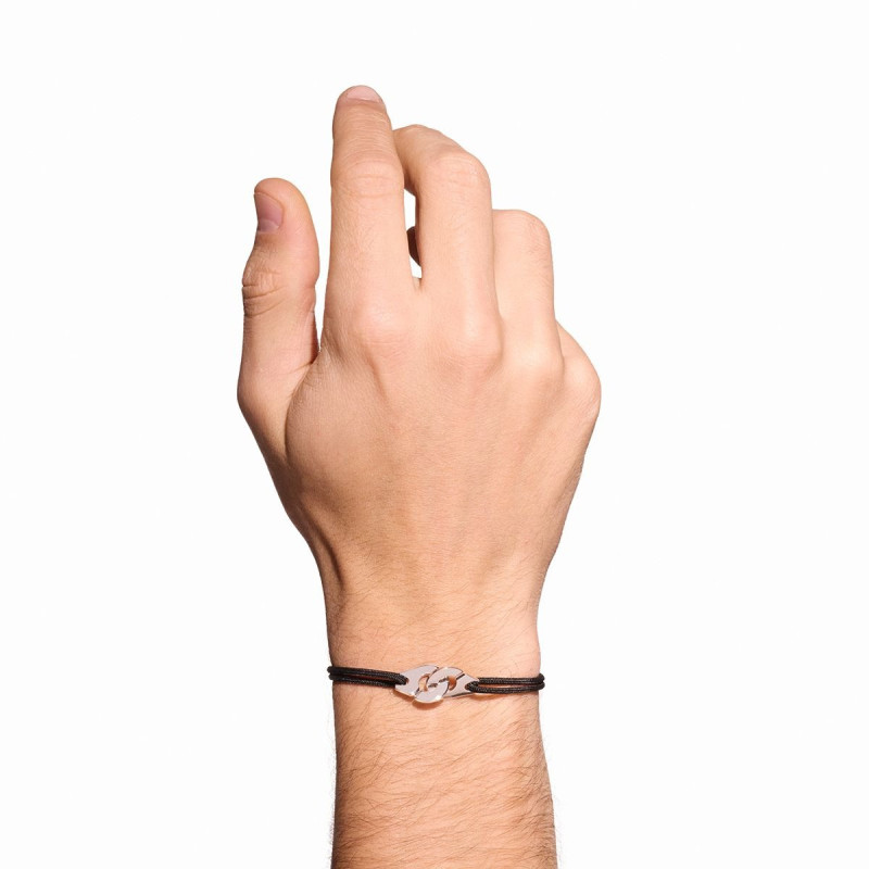 Bracelet sur cordon Menottes dinh van, moyen modèle