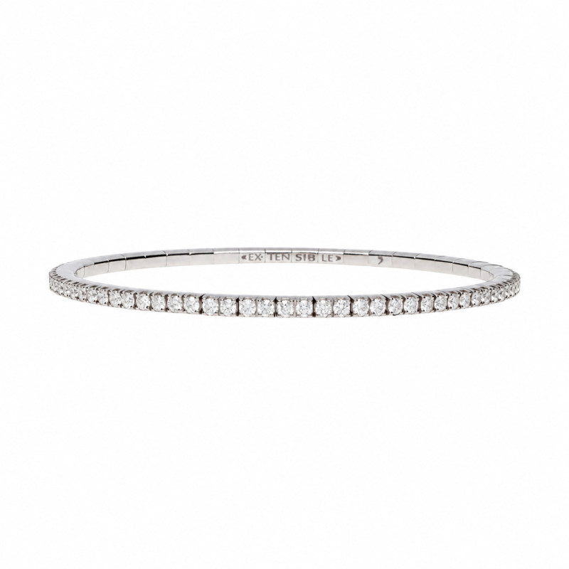 Diamond Cluster Stretch Bracelet 2.30 crt